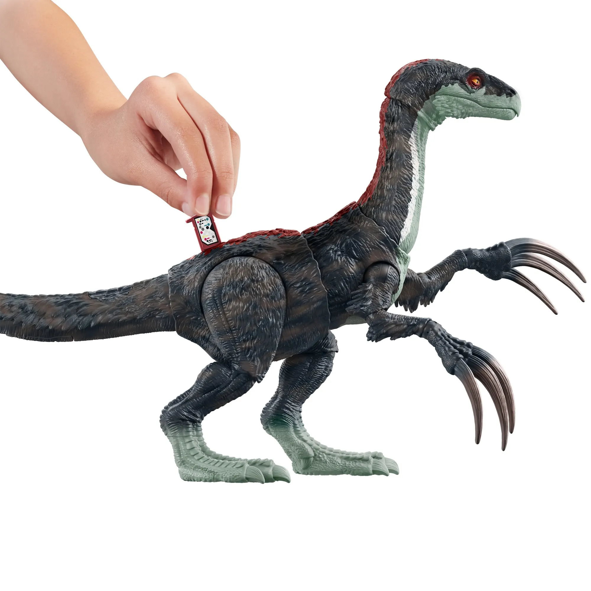 Mattel Jurassic World Sound Slashin Therizinosaurus Mini-Play Figure
