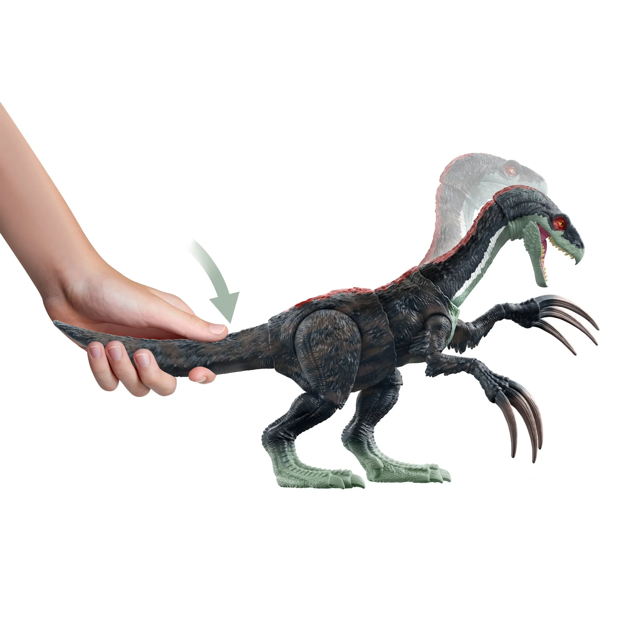 Mattel Jurassic World Sound Slashin Therizinosaurus Mini-Play Figure