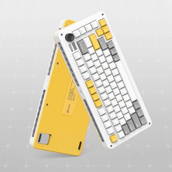 Iqunix ZX75 Gravity Wave RGB TTC Gold Pink - gaming keyboard