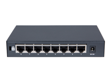 HPE OfficeConnect 1420 8G - Kytkin - hallitsematon - 8 x 10/100/1000 - ty&ouml;p&ouml;yt&auml;