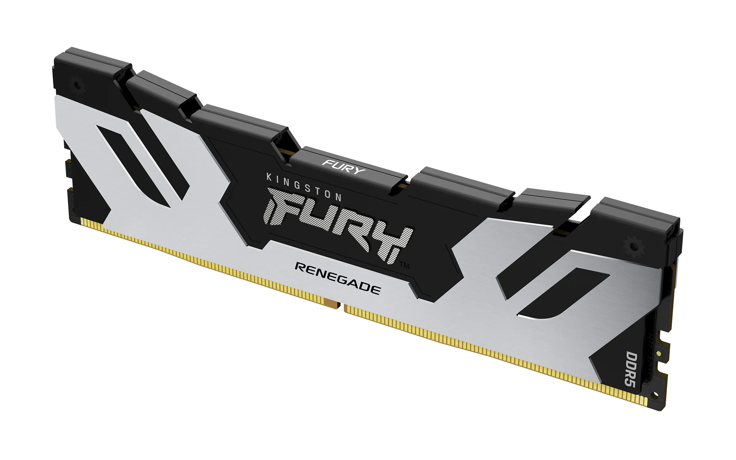 Kingston FURY Renegade 24 Gt (1 x 24 Gt) DDR5 8000 MHz, CL38 -muisti, musta/hopea (XMP)