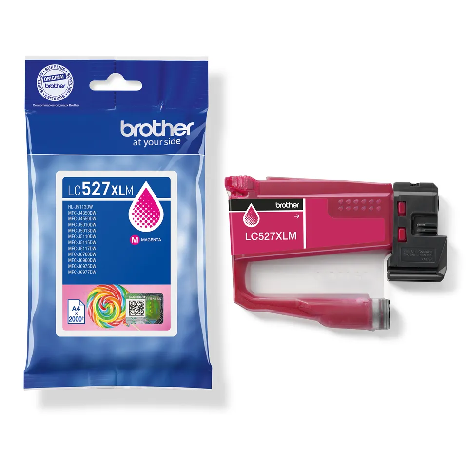 Brother LC527XLM-mustekasetti, 50 ml, magenta