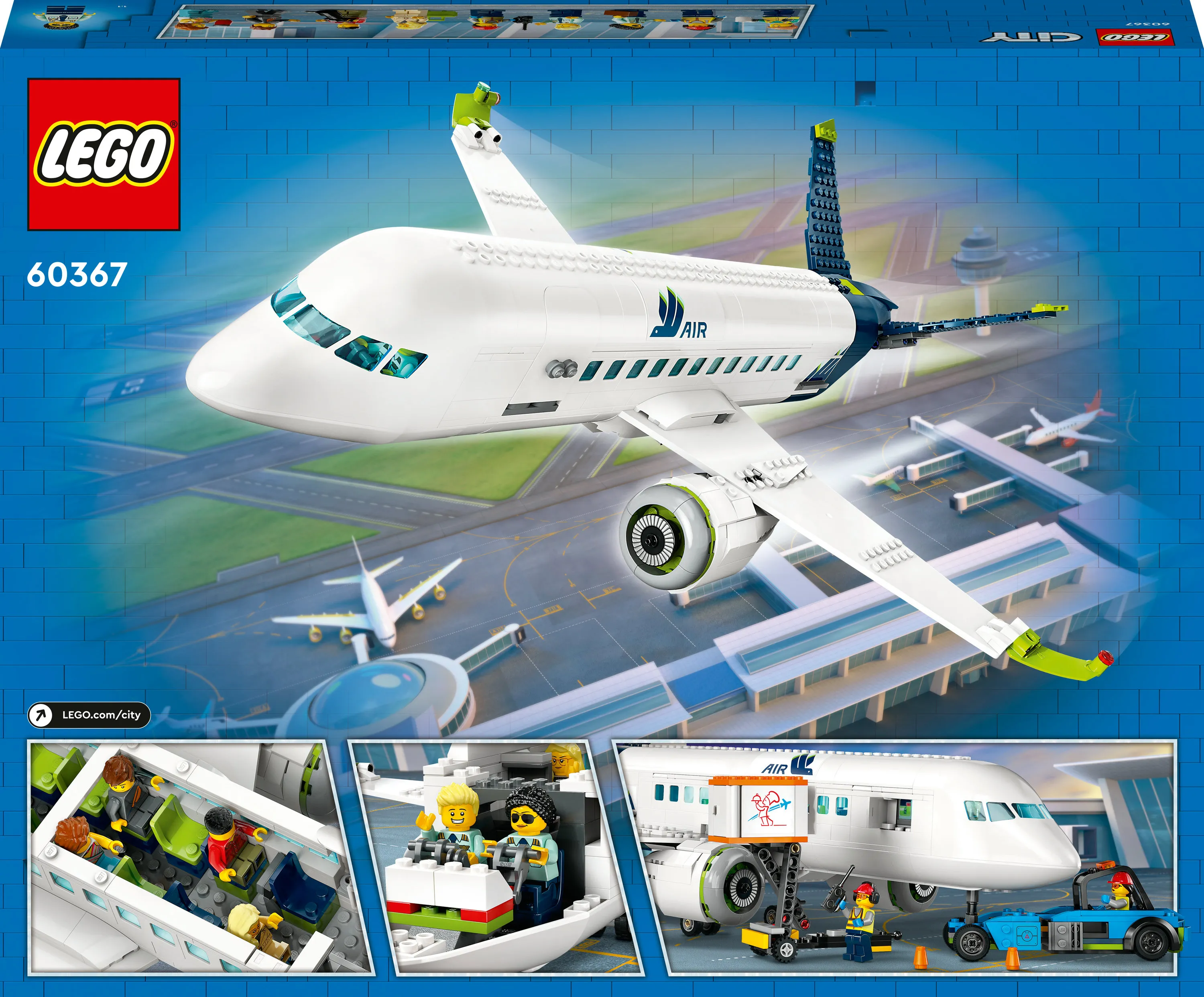 LEGO City Passenger Airplane 60367