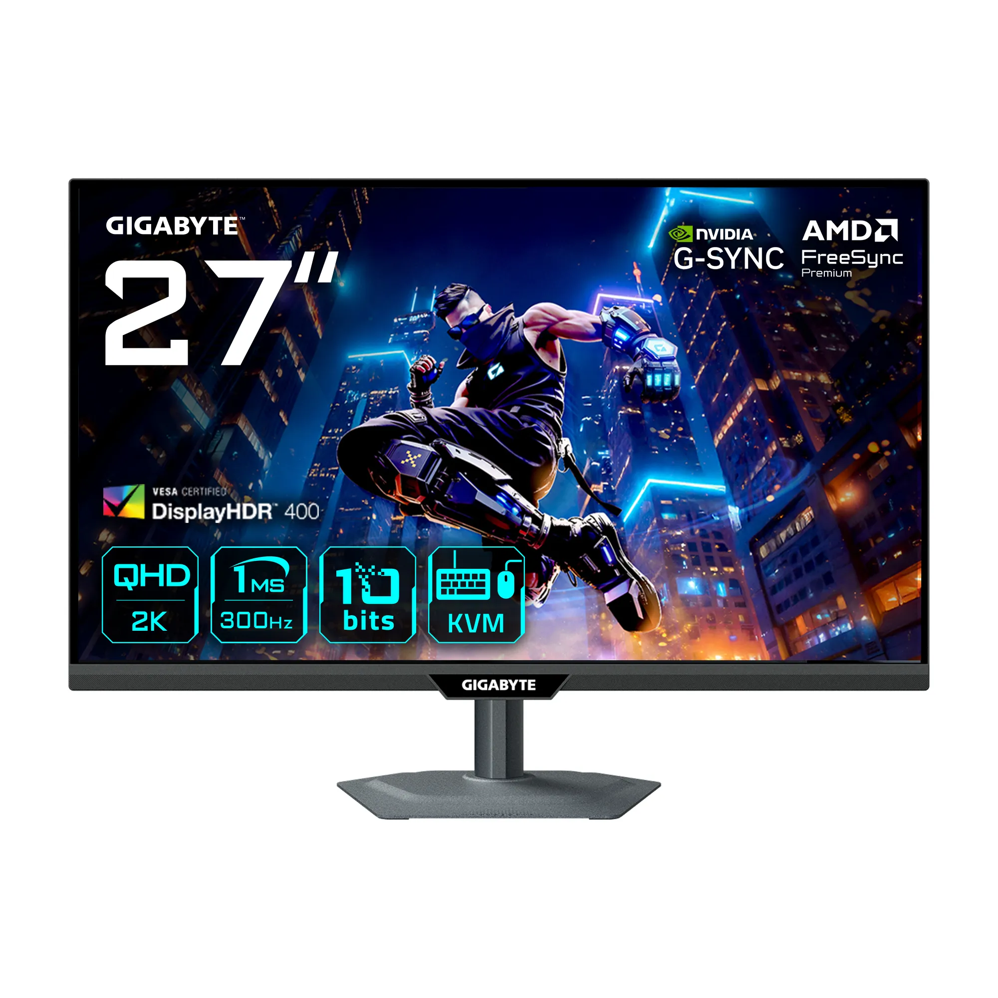 GIGABYTE M27Q3 27" QHD, IPS Gaming Monitor with USB-C hub GIGABYTE M27Q3 27" QHD, IPS Gaming Monitor with USB-C hub