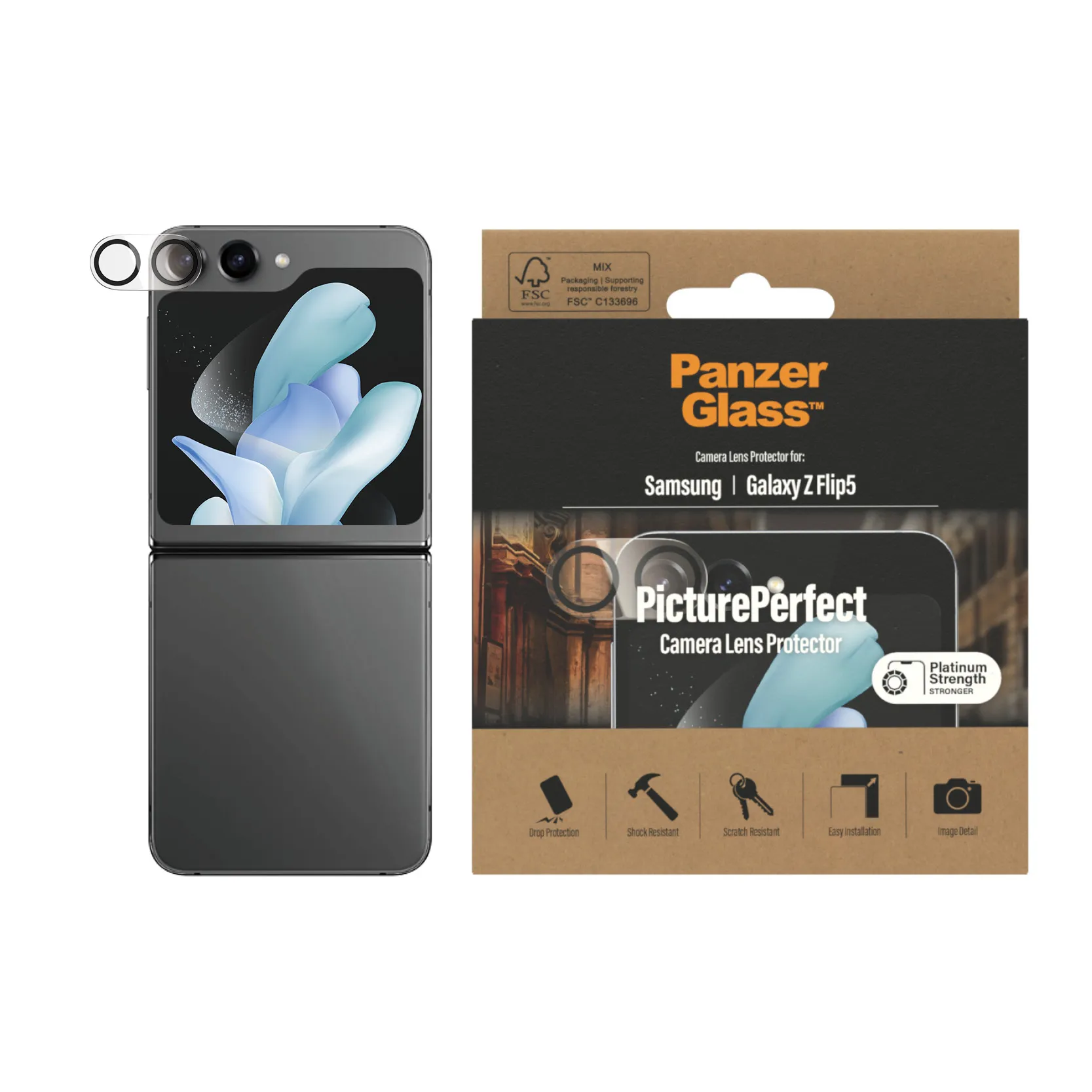 PanzerGlass PicturePerfect, Galaxy Z Flip5 - Camera Lens Protector