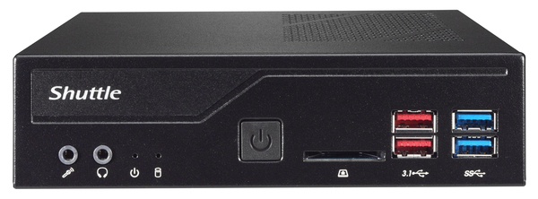 Shuttle XPC Slim barebone, 2xHDMI 2.0, DP, Intel H370, S1151v2, svart