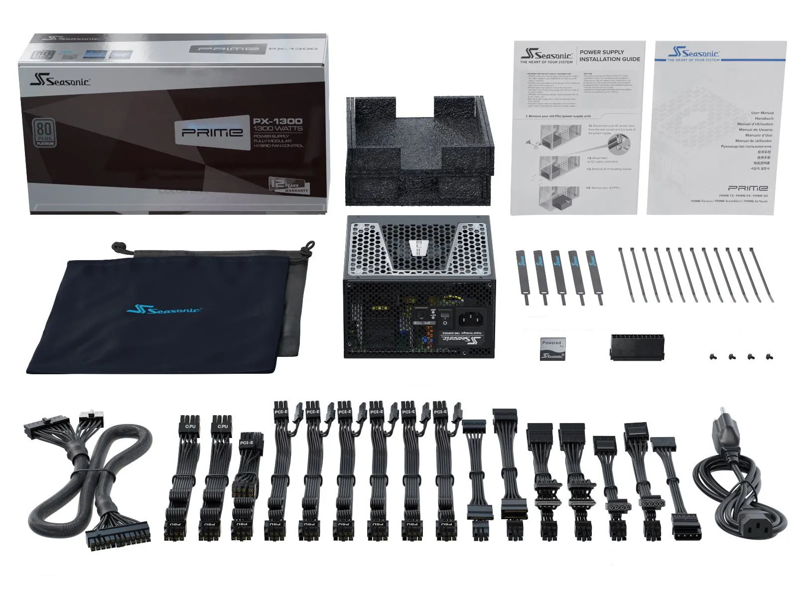 Seasonic PRIME-TX-1300 1300W - Power supply, 80 Plus Titanium