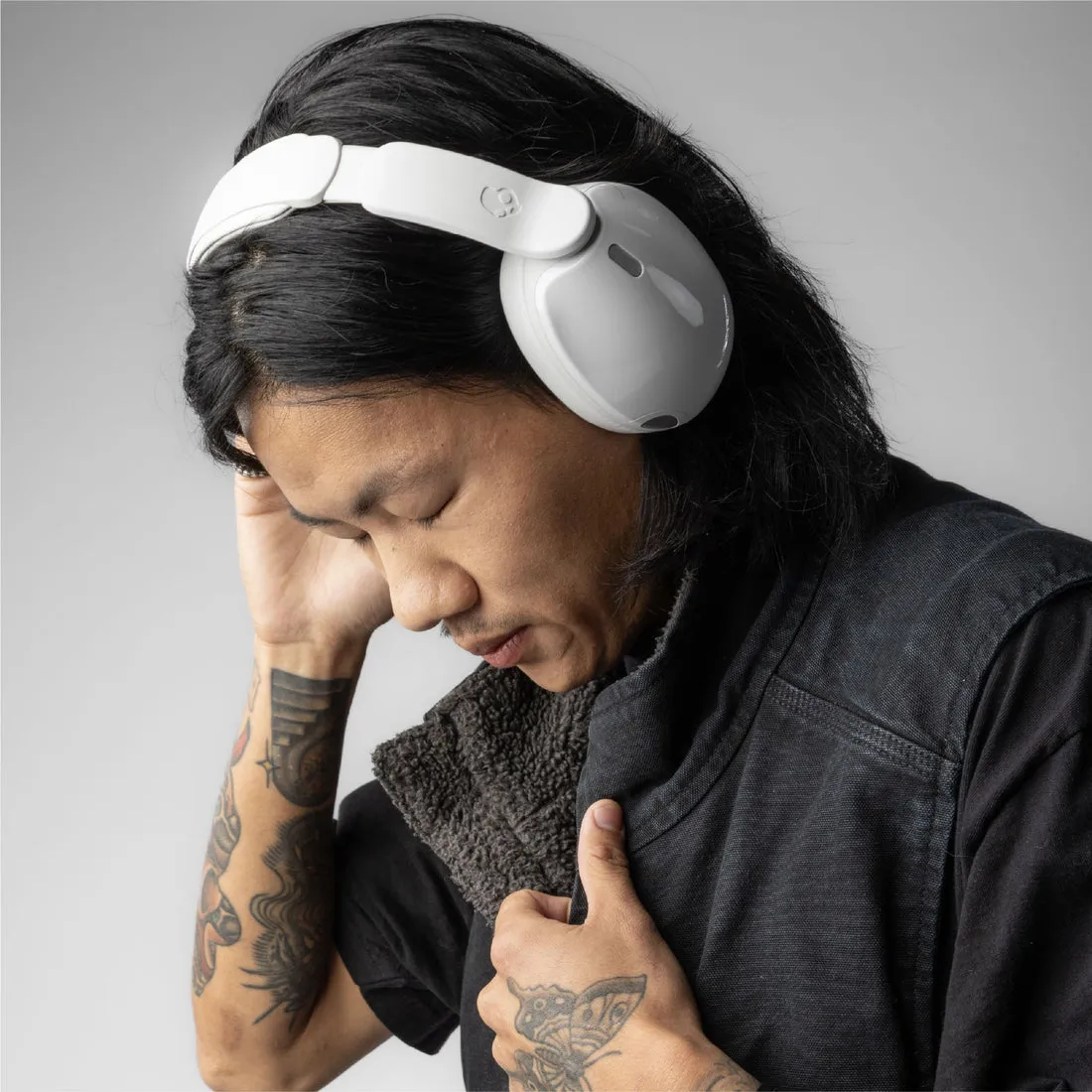 Skullcandy Hesh 540 ANC -langattomat kuulokkeet, bone white