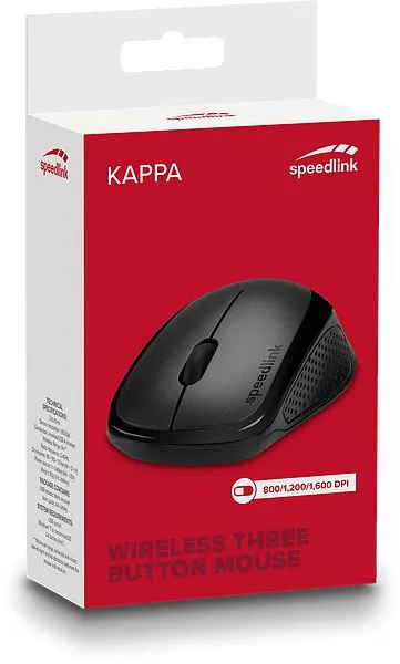 Speedlink Kappa -langaton hiiri, Musta