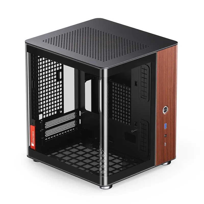 Jonsbo TK-0 BLACK mini-ITX chassi med f&ouml;nster, svart