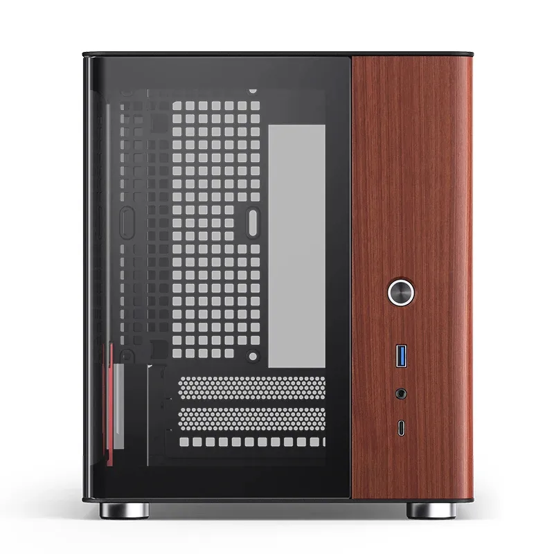 Jonsbo TK-0 BLACK mini-ITX chassi med f&ouml;nster, svart