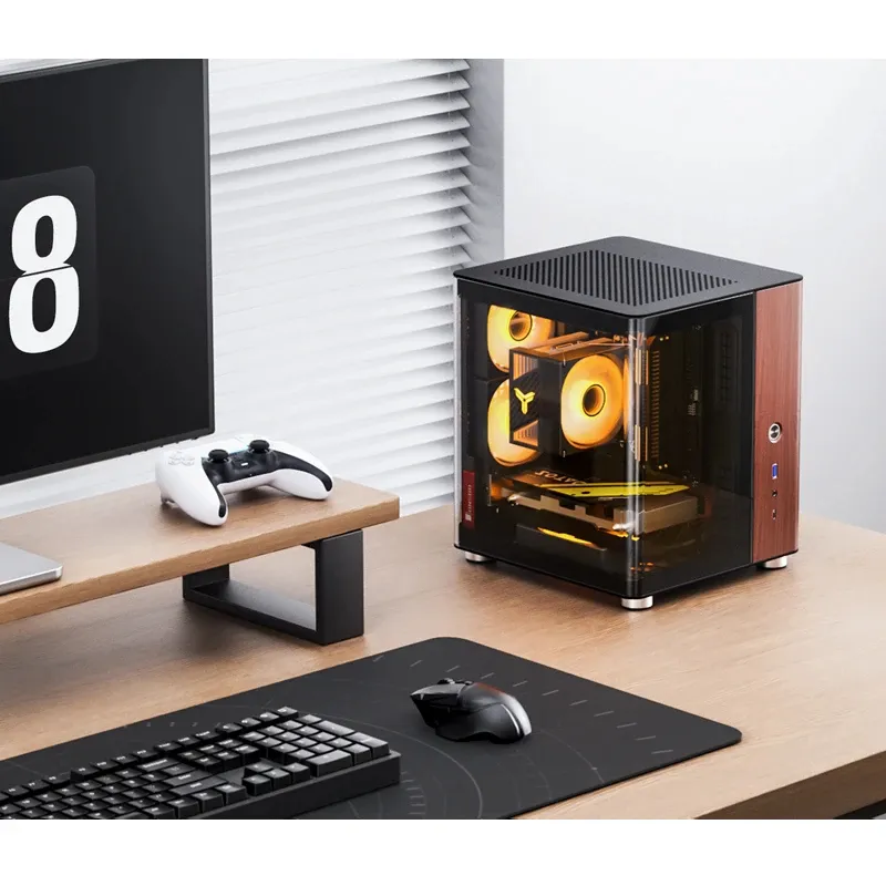 Jonsbo TK-0 BLACK mini-ITX chassi med f&ouml;nster, svart