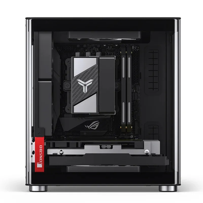 Jonsbo TK-0 BLACK mini-ITX chassi med f&ouml;nster, svart
