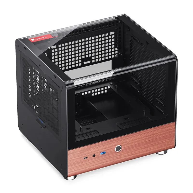 Jonsbo TK-0 BLACK mini-ITX chassi med f&ouml;nster, svart