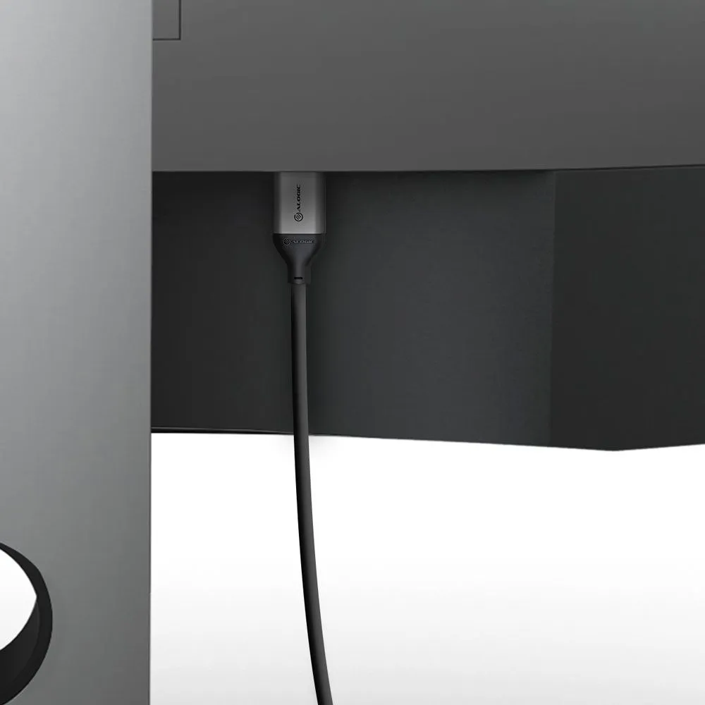 Alogic HDMI – HDMI 2.1 -kaapeli, 2 m, Musta/Harmaa