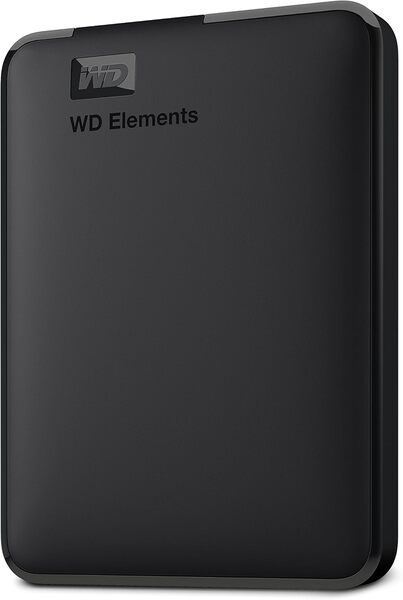 Western Digital WD Elements USB-C 5TB External HDD, Graphite Black