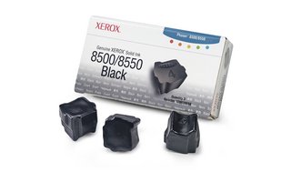 GENUINE XEROX SOLID INK 8500/8550 BLACK (3 STICKS)