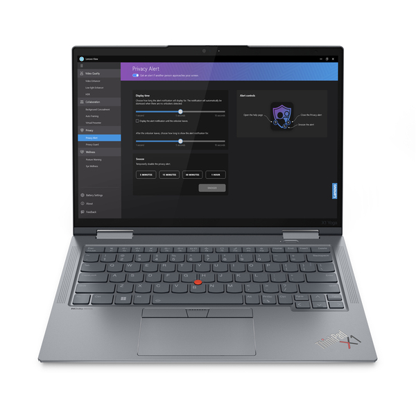 Lenovo ThinkPad X1 Yoga 14&quot; i7-1355U, 16 Gt, 512 Gt SSD, Win 11 Pro -kannettava, Harmaa