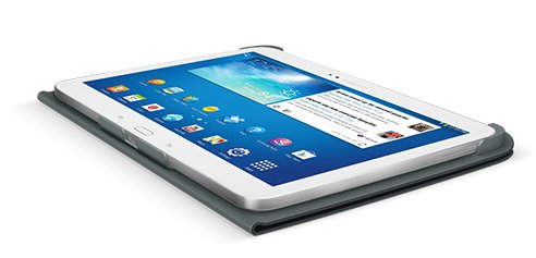 Logitech Folio Protective Case - Suojakotelo tabletille - hiilen musta malleihin Samsung Galaxy Tab 3 (10.1 tuuma)