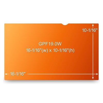 3M GOLD PRIVACY FILTER GPF19.0W (19&quot;) WIDE 16:10