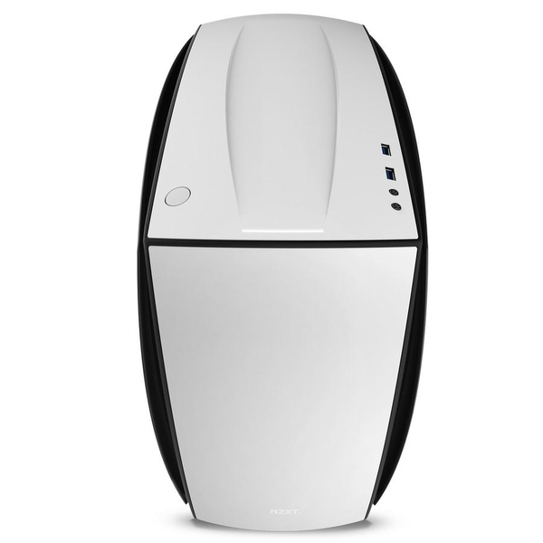 NZXT Manta Mini-ITX Case - Matte White Window