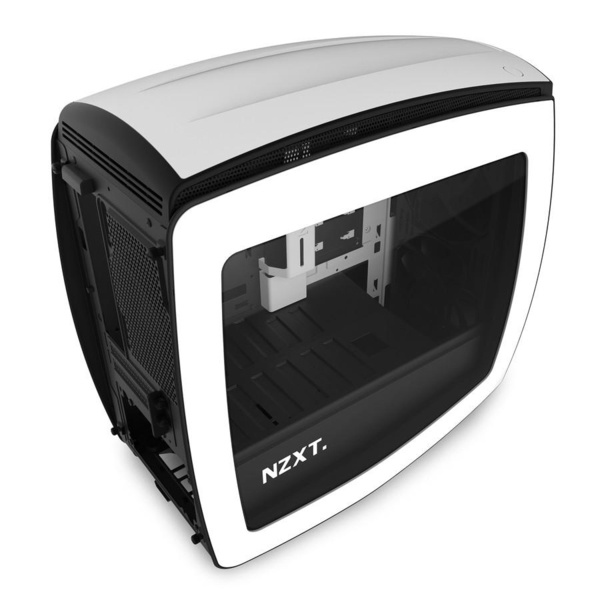 NZXT Manta Mini-ITX Case - Matte White Window
