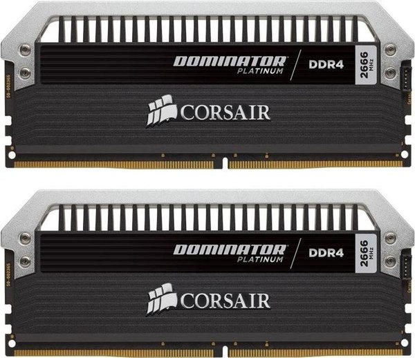Corsair 8GB (2x4GB) Dominator Platinum, DDR4 3000Hz - Black