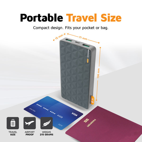 XTORM Power Bank USB-C PD 20W 10000mAh/2xUSB QC 3.0