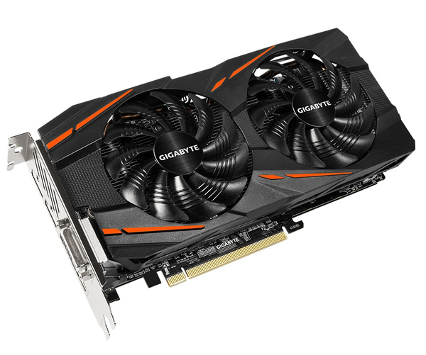 Gigabyte RX 580 8GB Gaming -n&auml;yt&ouml;nohjain