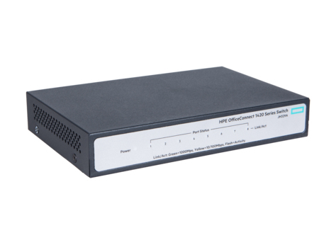 HPE OfficeConnect 1420 8G - Kytkin - hallitsematon - 8 x 10/100/1000 - ty&ouml;p&ouml;yt&auml;