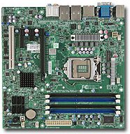 Supermicro MBD-C7Q67-O, mATX moderkort