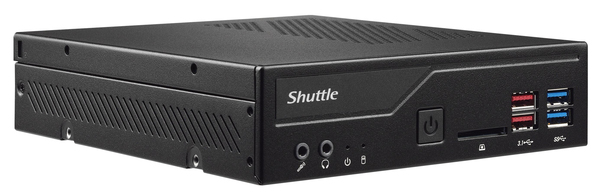 Shuttle XPC Slim barebone, 2xHDMI 2.0, DP, Intel H370, S1151v2, svart