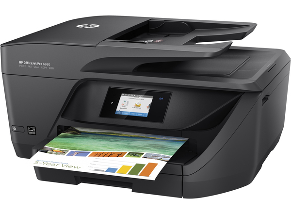 HP OfficeJet Pro 6960 Duplex, LAN/Wi-Fi, A4 -v&auml;rimustesuihkutulostin
