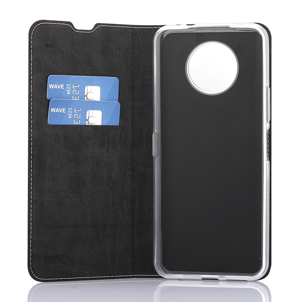 Wave Book Case, Nokia G50 - case, Rose gold