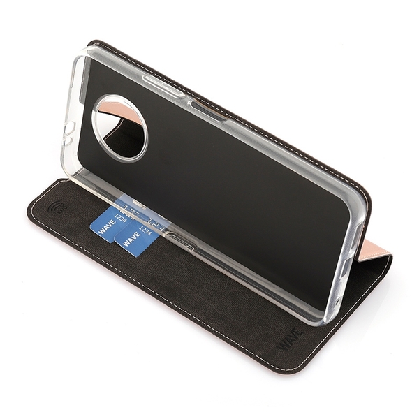 Wave Book Case, Nokia G50 - flipfodral, Rose Gold