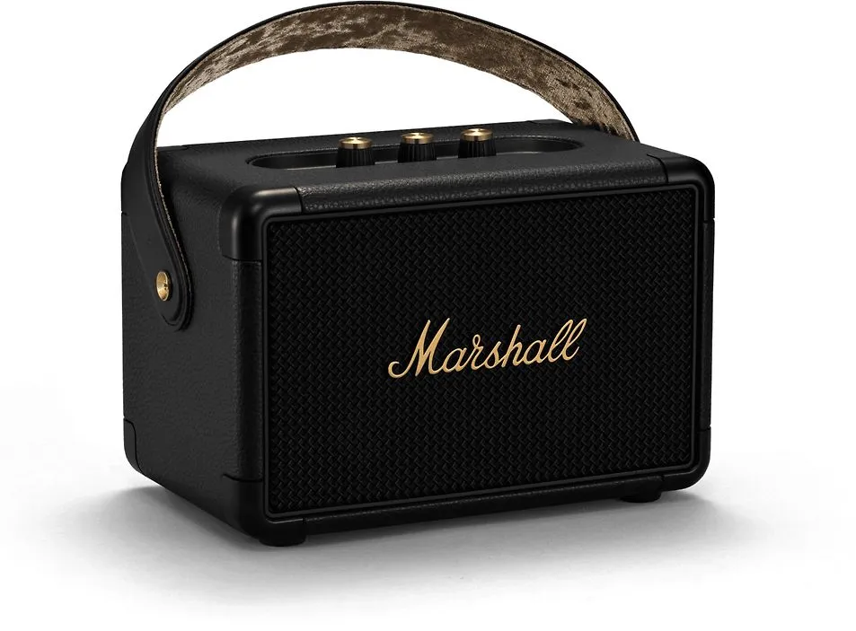 Marshall Kilburn II -Bluetooth-kaiutin, musta/messinki