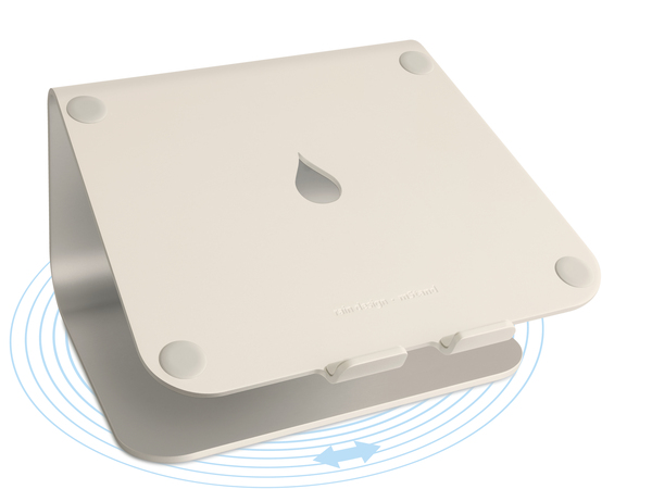 Rain Design - mStand360 Laptop Stand w/ Swivel Base - Starlight