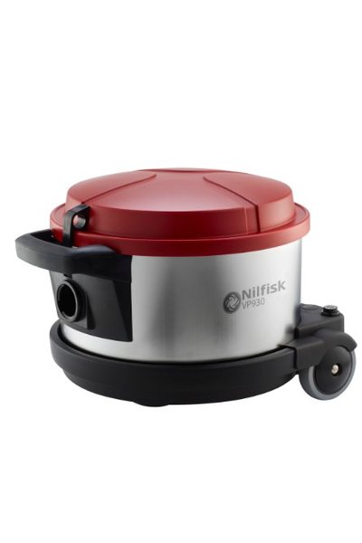 Nilfisk VP930 Cylinder vacuum cleaner 15L 760W HEPA 13, Gray/Red