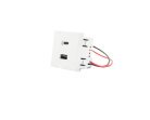 Shelly USB charger for Wall Display Stand White