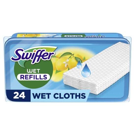 Swiffer Kosteat lattianpuhdistusliinat Sitrus 24 kappaletta