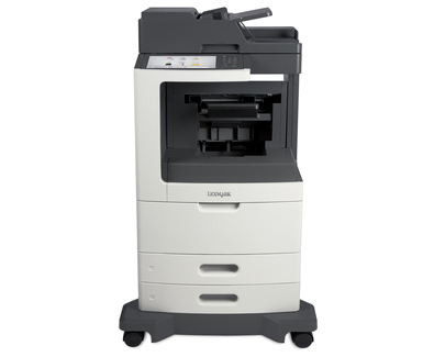 Lexmark MX810dpe Duplex, LAN, A4 -mustavalkolasertulostin