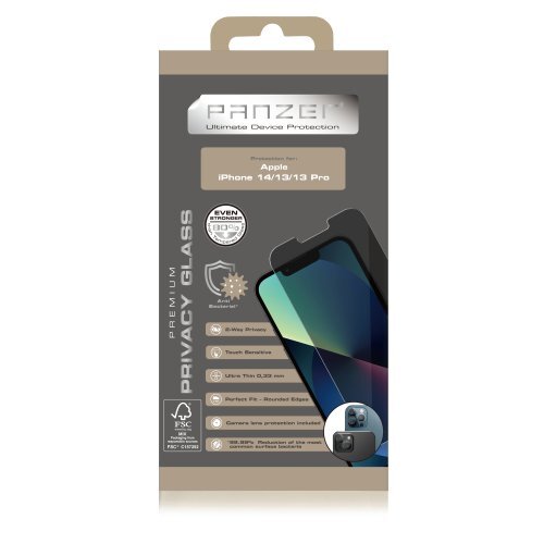 iPhone 13/13 Pro Full-Fit Privacy Glass 2-way