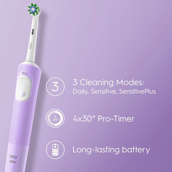 Oral-B Vitality Pro Purple -s&auml;hk&ouml;hammasharja, violetti