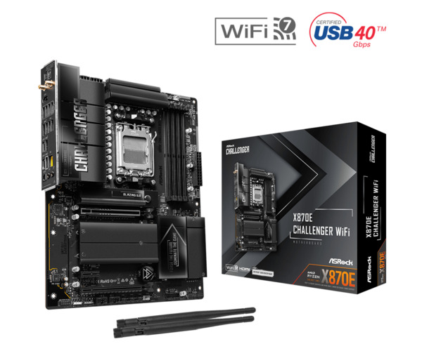 ASRock X870E Challenger WiFi 7 AM5 ATX -emolevy