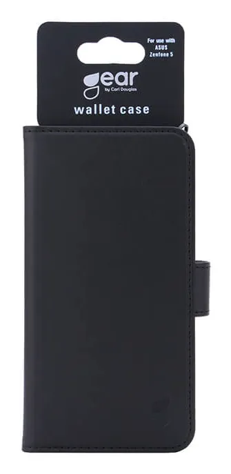 GEAR Wallet, ZenFone 5 - Wallet Case, Black
