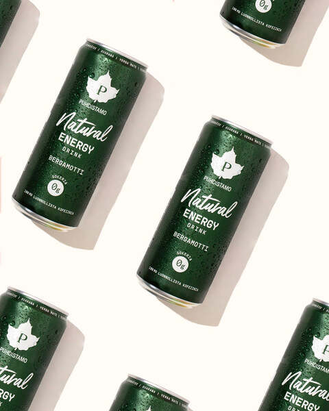 Puhdistamo Natural Energy Drink Bergamotti - 330 ml 24-pack