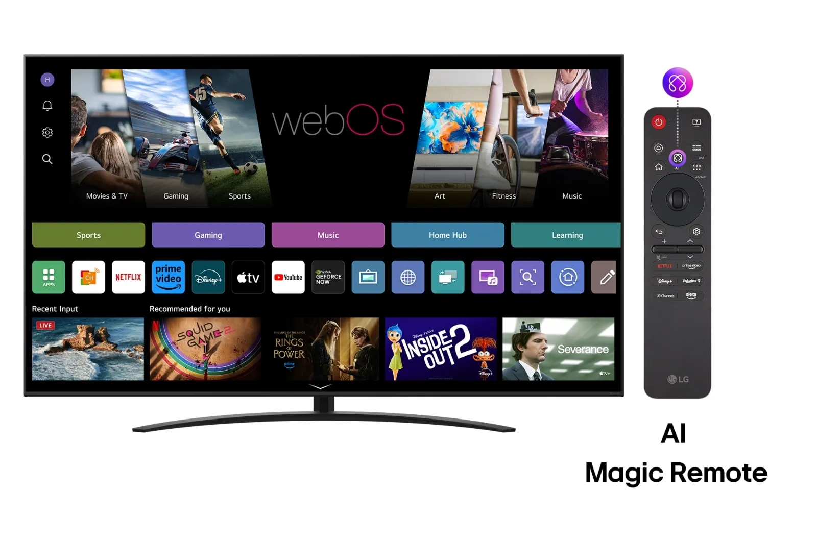 LG NANO81A3A 65&quot; 4K NanoCell webOS TV, 60 Hz, HDR10