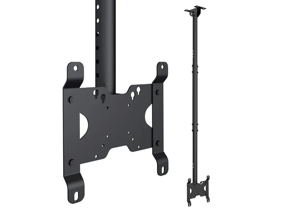 Multibrackets M Public Ceilingmount Small Single - Ceiling mount tuotteelle LCD-n&auml;ytt&ouml; - alumiini - musta -n&auml;yt&ouml;n koko: 10"-32"