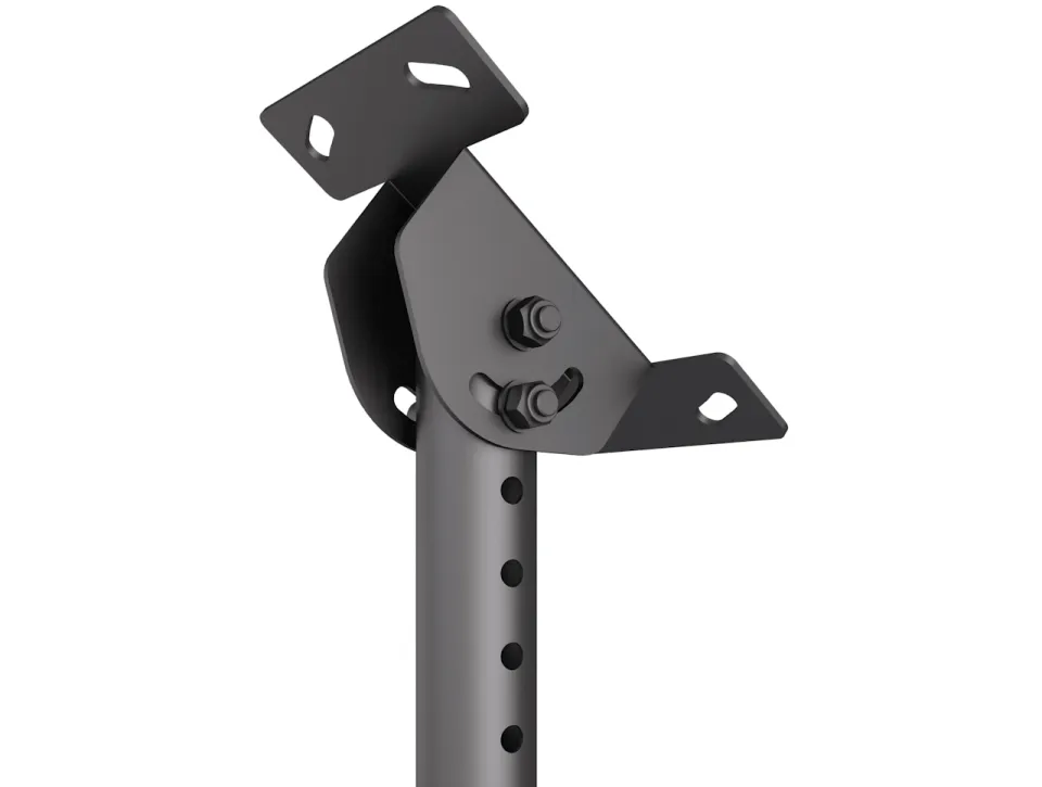 Multibrackets M Public Ceilingmount Small Single - Ceiling mount tuotteelle LCD-n&auml;ytt&ouml; - alumiini - musta -n&auml;yt&ouml;n koko: 10"-32"