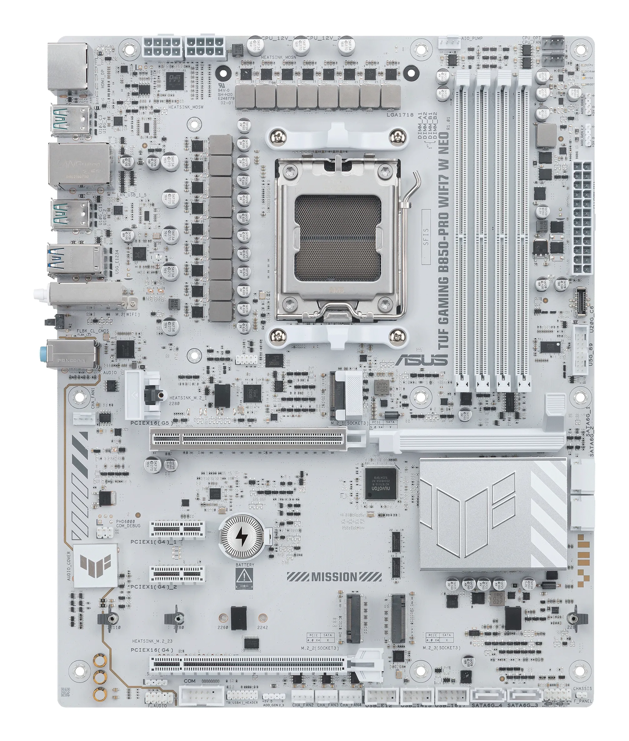 Asus TUF GAMING B850-PRO WiFi 7 W NEO AM5 ATX Motherboard